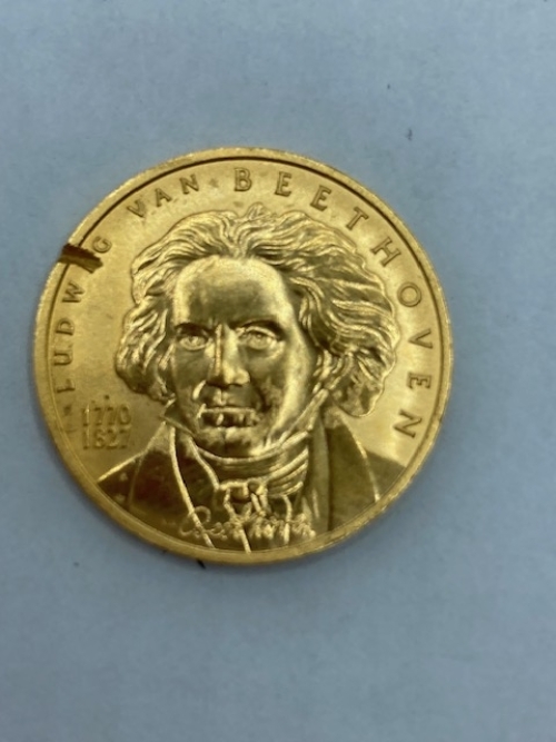 MONEDA Jvan Carlos I Aur 24 k